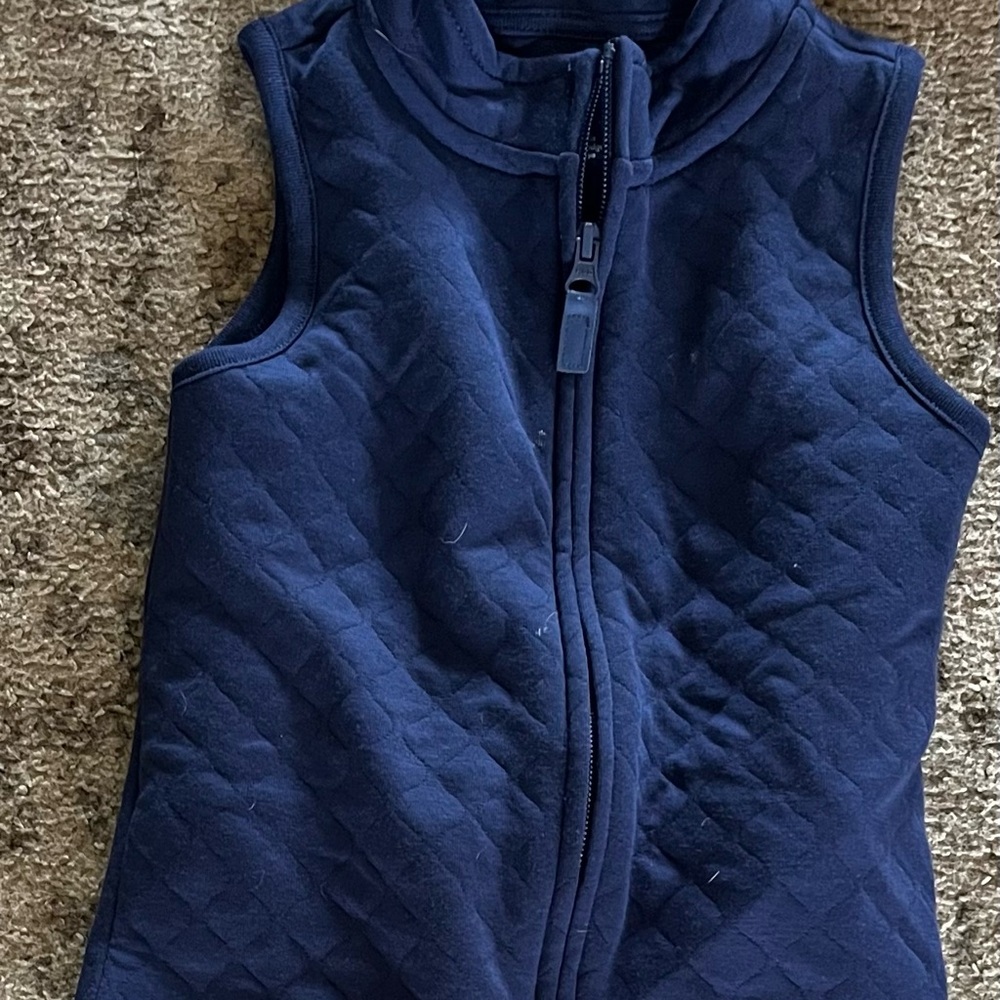 Carter's Navy Quilted Vest for Kids